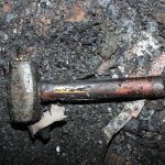 The lump hammer recovered from the Bartlam family home and used by killer Daniel